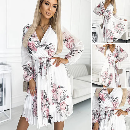 Vestido Floral Romance™ - Feminidad y elegancia con un encanto romántico y sofisticado.