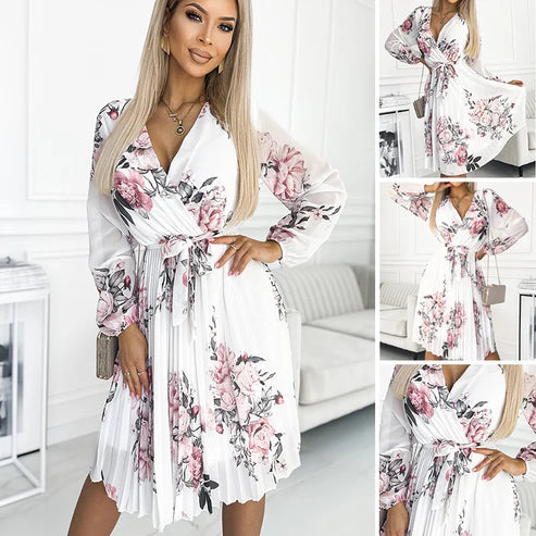 Vestido Floral Romance™ - Feminidad y elegancia con un encanto romántico y sofisticado.