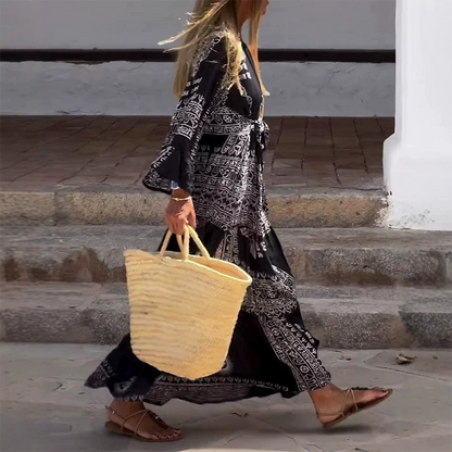 Vestido Monocromático Flow™ - Te brinda una sensación de ligereza y libertad total