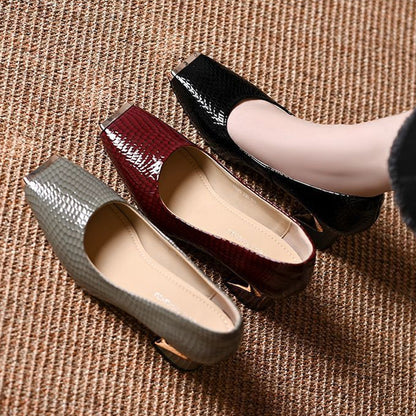 Zapatos Sonia - Diseño cuadrado que previene presión y rozaduras