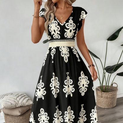 Vestido Baroque Dream™ – Elegancia Artística y Movimiento Infinito