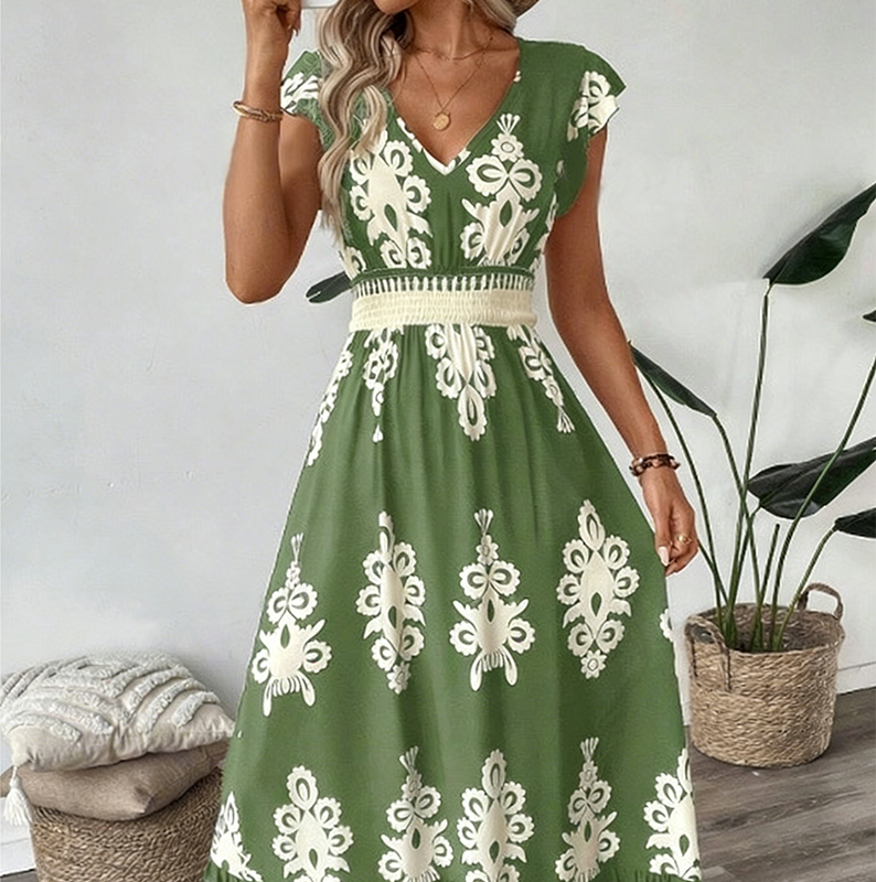 Vestido Baroque Dream™ – Elegancia Artística y Movimiento Infinito
