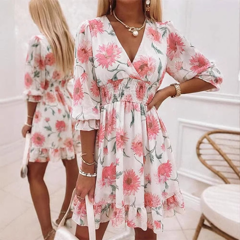 Vestido Floral Elegance - Excelente transpirabilidad