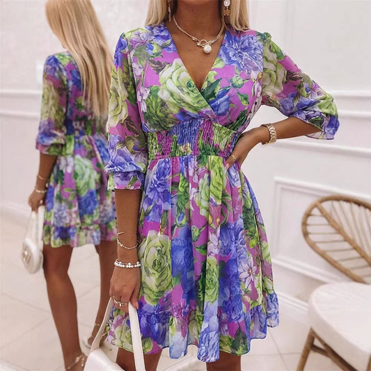 Vestido Floral Elegance - Excelente transpirabilidad