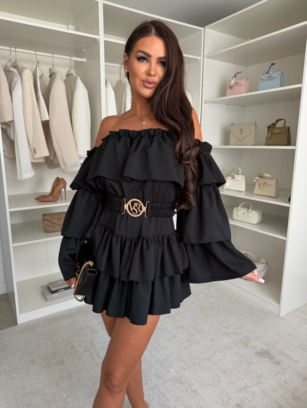 Vestido Belle Rosé™ – Feminidad Glam con un Toque Irresistible